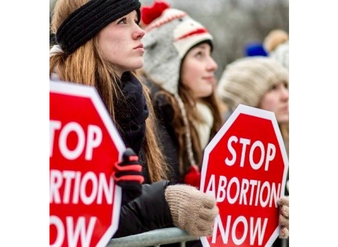 Manifestazione contro l'aborto